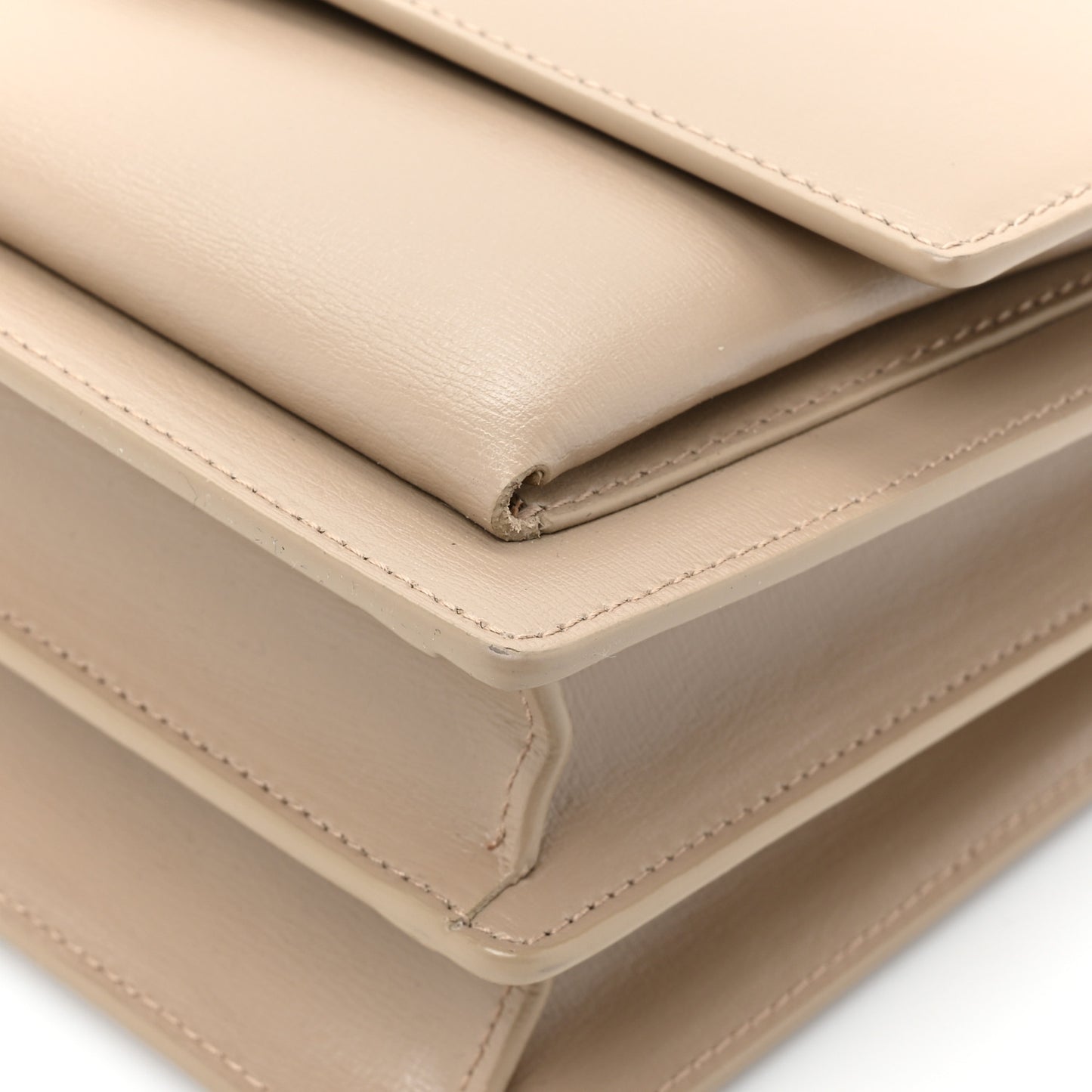 Calfskin Medium Monogram Sunset Dark Beige