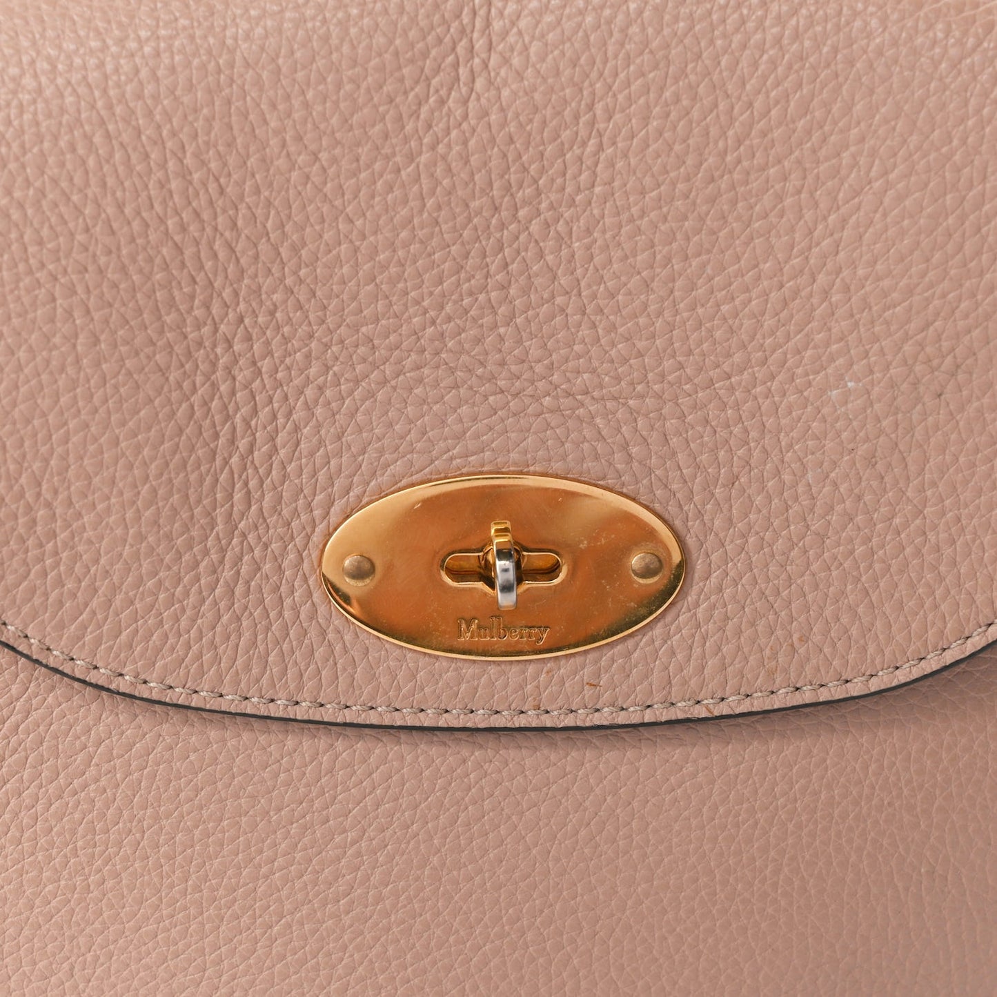 Classic Grain Calfskin Mini Bayswater Backpack Blush