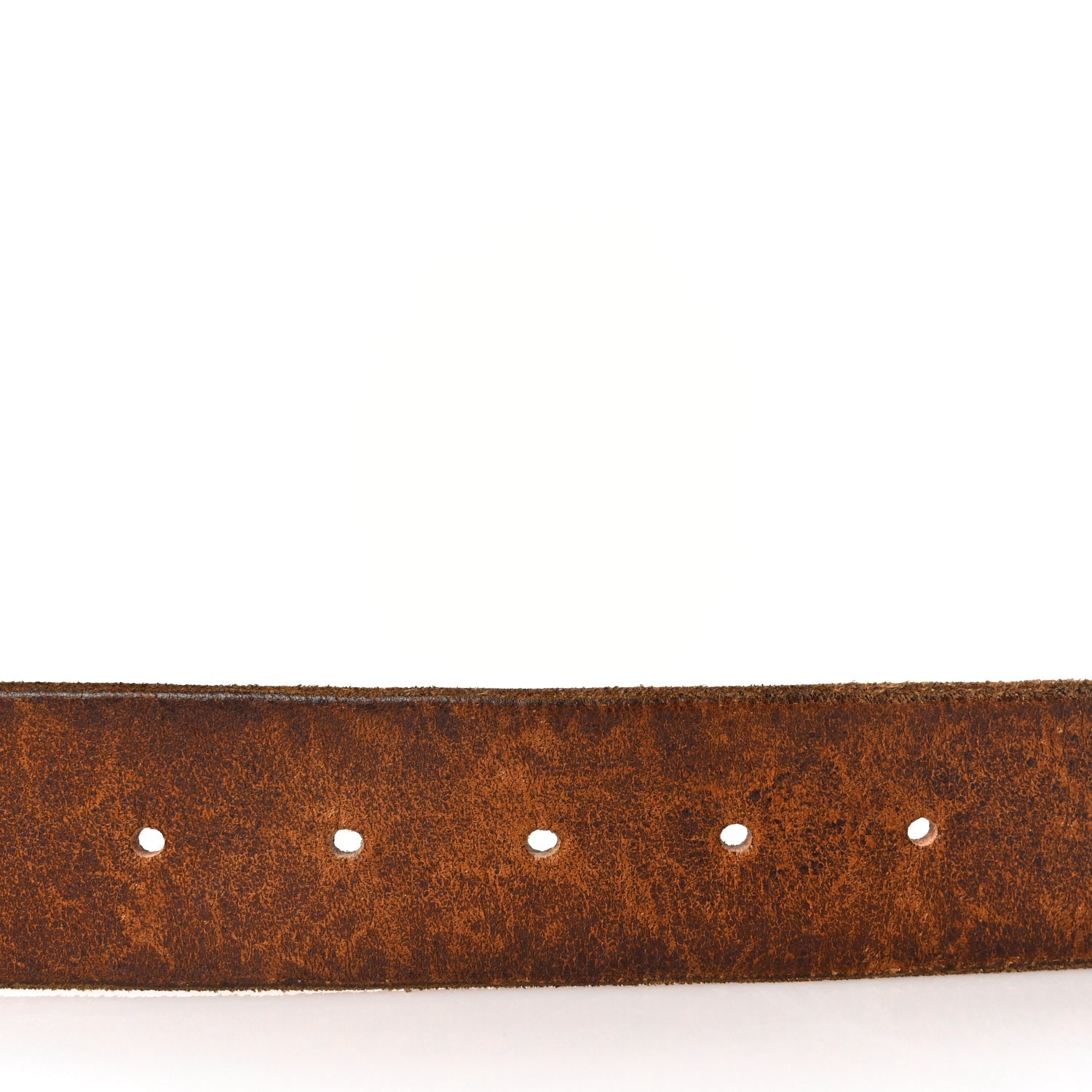 Gucci Faded Calfskin Double G 40mm Belt 80 32 Cuir 4 of 5
