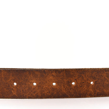 Gucci Faded Calfskin Double G 40mm Belt 80 32 Cuir 4 of 5