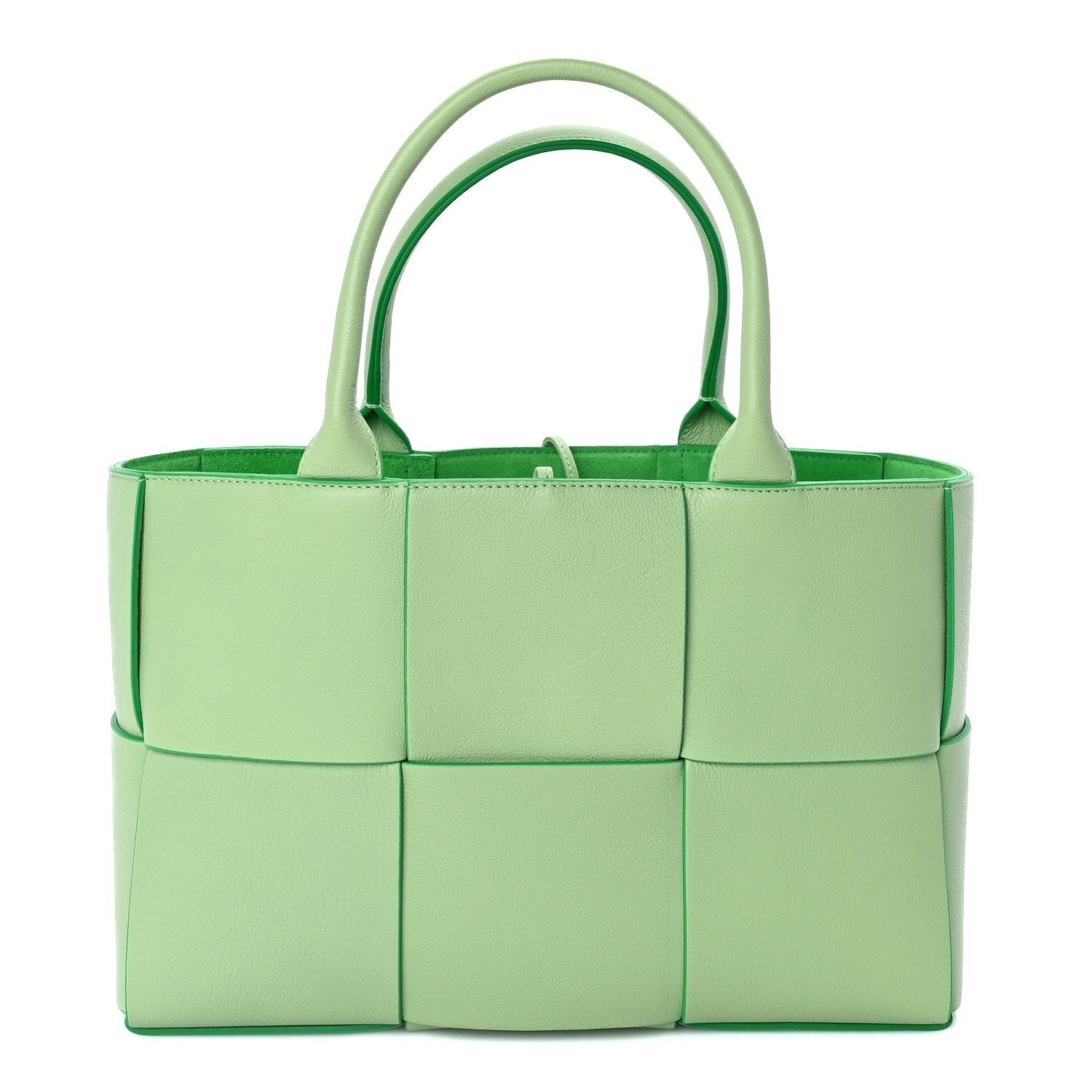 Bottega Veneta Nappa Maxi Intrecciato Medium Arco Tote  Pistachio Parakeet 1 of 8