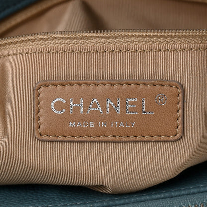 Chanel Caviar Quilted Timeless CC Tote Blue 7 of 7