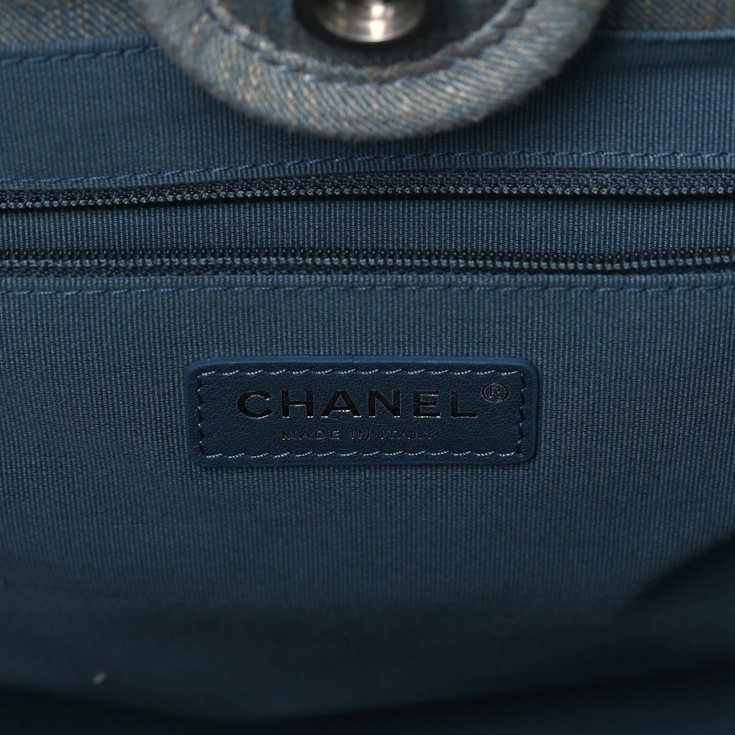 Denim Small Deauville Tote Light Blue