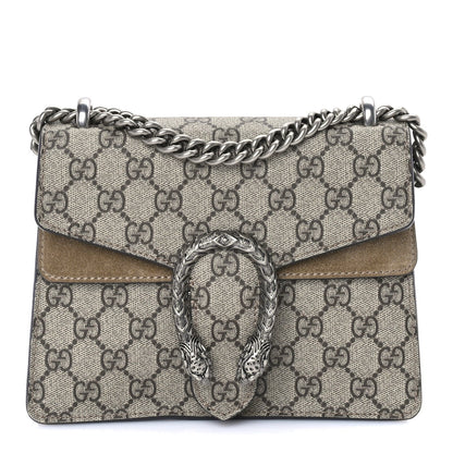 Gucci GG Supreme Monogram Mini Dionysus Shoulder Bag  Taupe 1 of 7