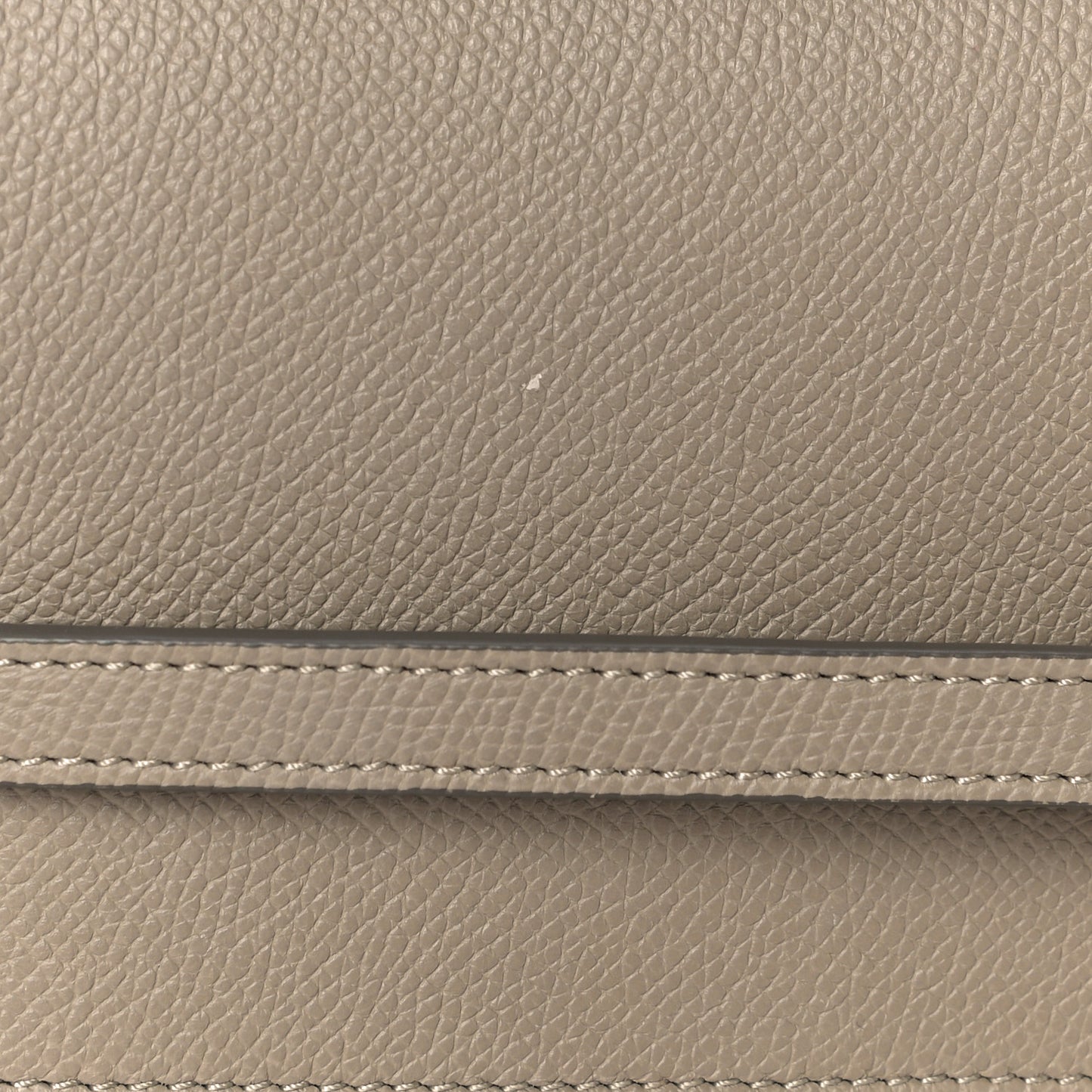 Grained Calfskin Nano Belt Bag Light Taupe