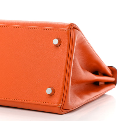 Hermes Evercolor Kelly Retourne 28 Orange 9 of 13