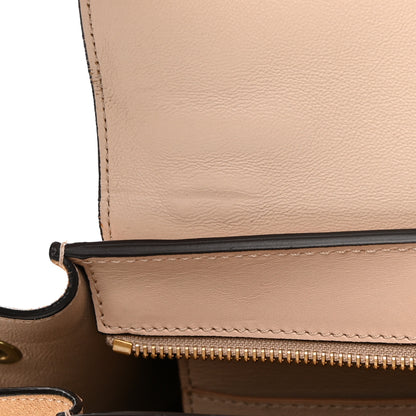 Celine Smooth Calfskin Suede Medium Trapeze Dune 9 of 19