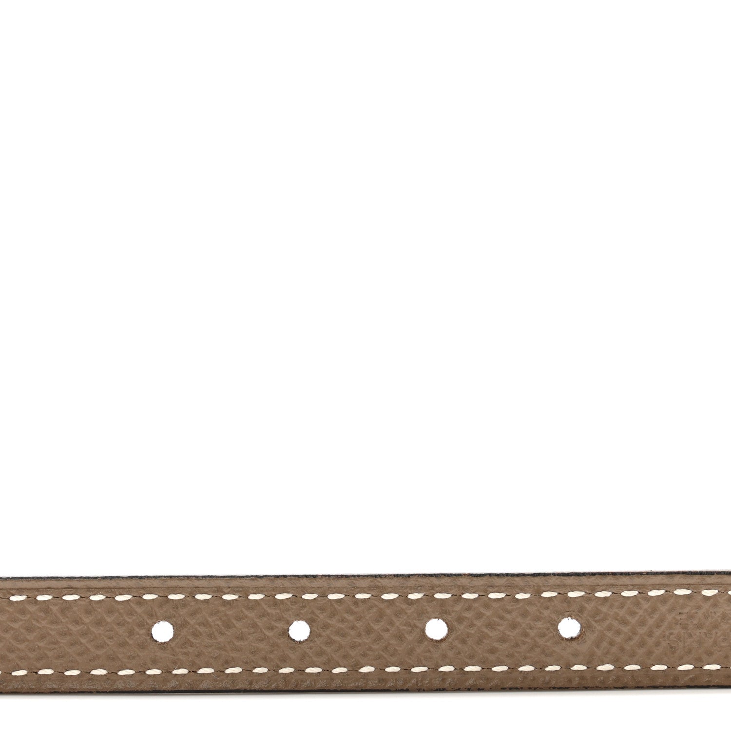 Hermes Swift Epsom 13mm Mini Laquee Reversible Belt 80 32 Etoupe Black 5 of 7