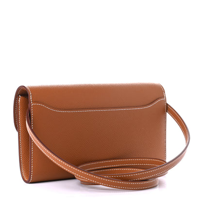 Hermes Epsom Constance Long Wallet To Go Gold 3 of 7