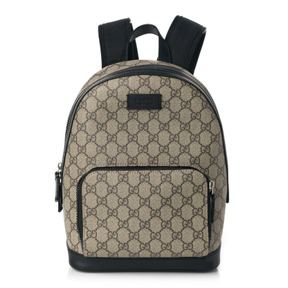 Gucci GG Supreme Monogram Small Eden Day Backpack Black 1 of 9