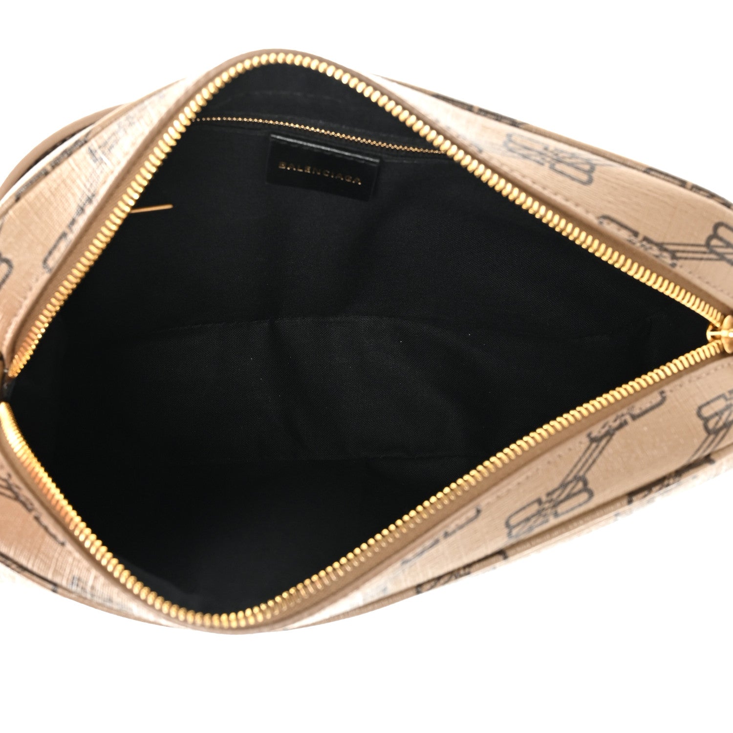 Balenciaga Coated Canvas BB Monogram Medium Signature Camera Bag Beige Brown 5 of 10