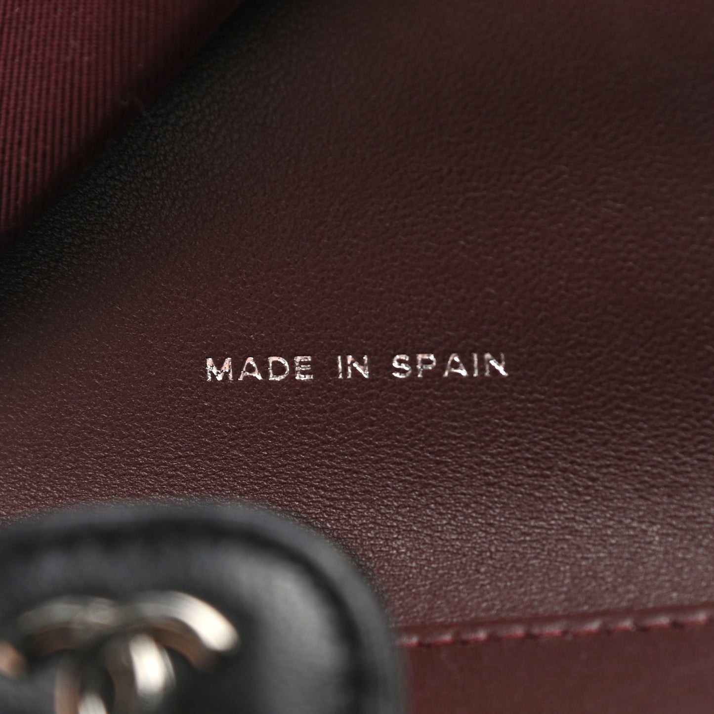 Lambskin Quilted Small Compact Wallet Black