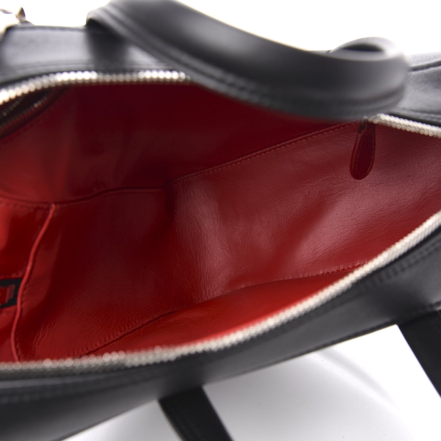 Calfskin S Triangle Duffle Black