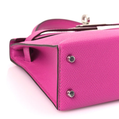 Hermes RESERVED -  Epsom Mini Kelly Sellier 20 Magnolia 8 of 9