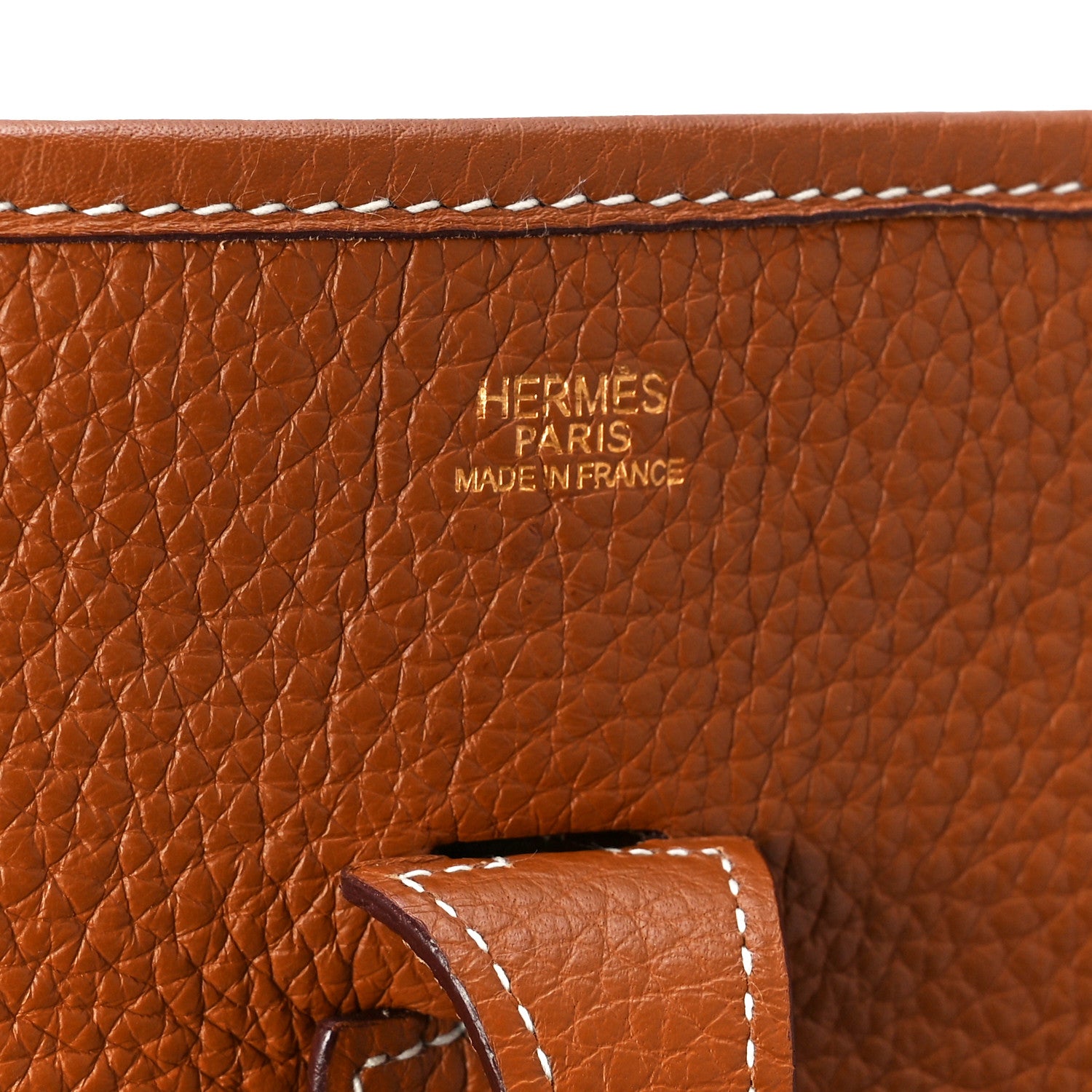 Hermes Taurillon Clemence Evelyne PM Gold 6 of 10