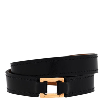 Hermes Box Rivale Double Tour Bracelet T1 Black 3 of 5