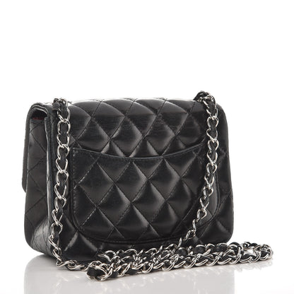 Chanel Lambskin Quilted Mini Square Flap Black 3 of 9