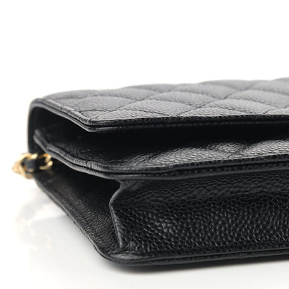 Chanel Caviar Quilted Wallet On Chain WOC Black 7 of 8