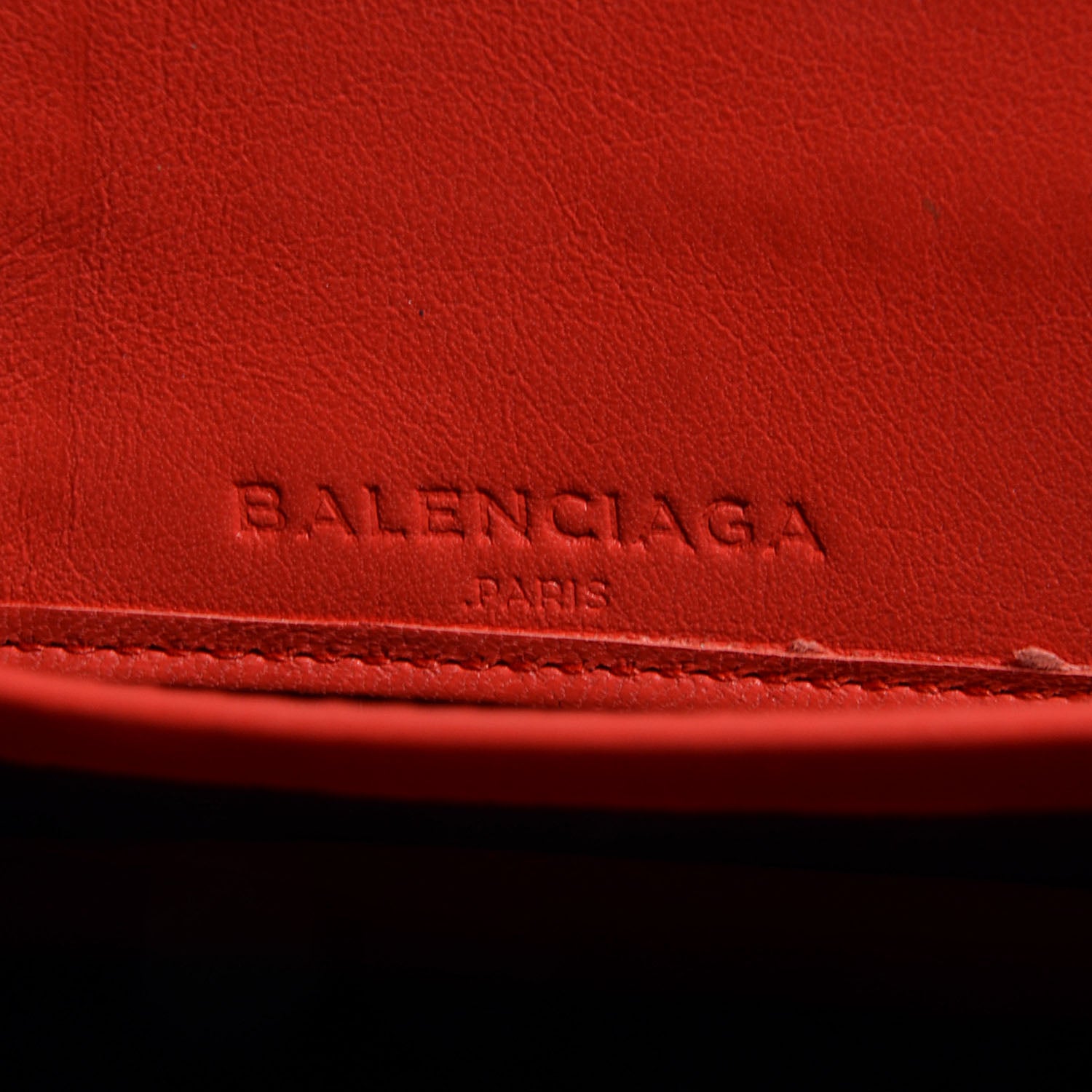 Balenciaga Chevre Classic Hardware Continental Zip Around Wallet Rouge Coquelicot 7 of 9