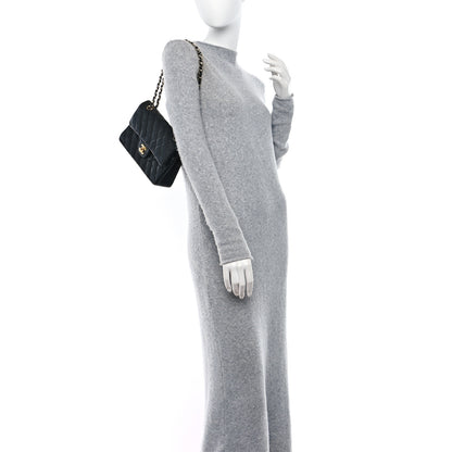 Chanel Lambskin Quilted Small Double Flap Black 2 of 9