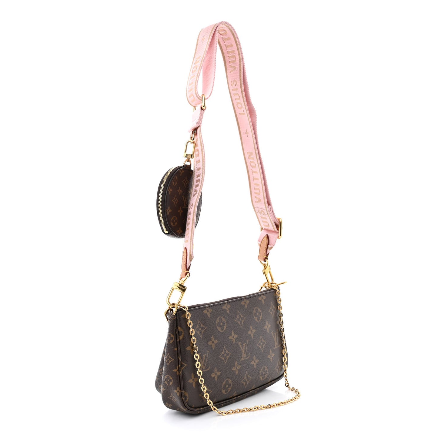 Monogram Multi Pochette Accessories Rose Clair