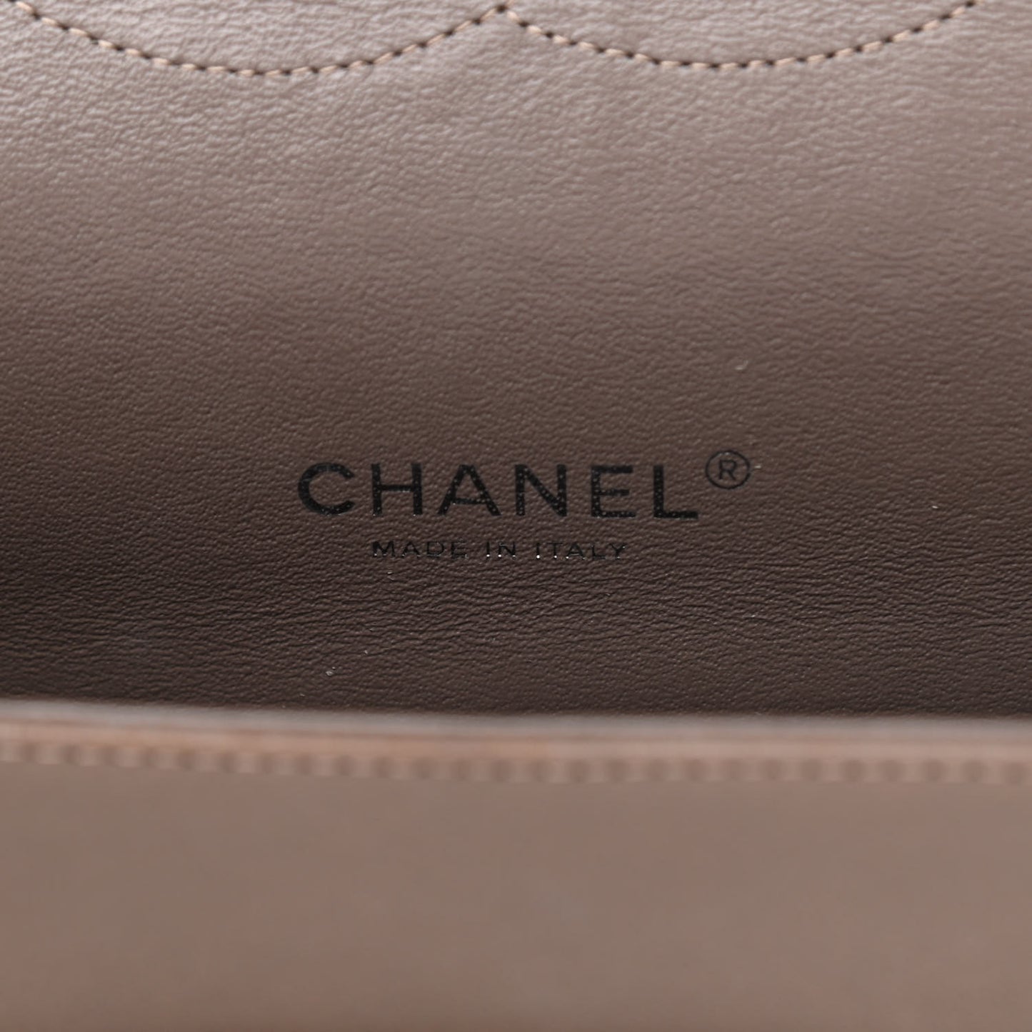 Patent Calfskin Quilted Maxi Double Flap Grey