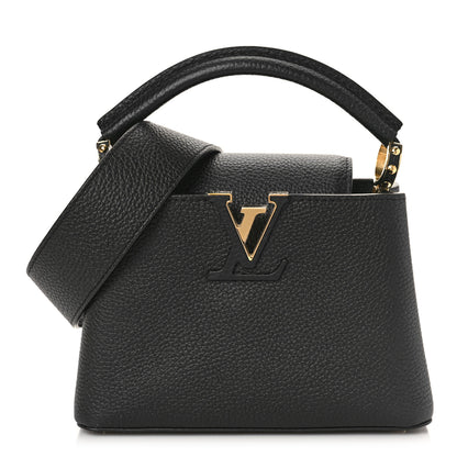 Louis Vuitton Taurillon Mini Capucines Black 1 of 7