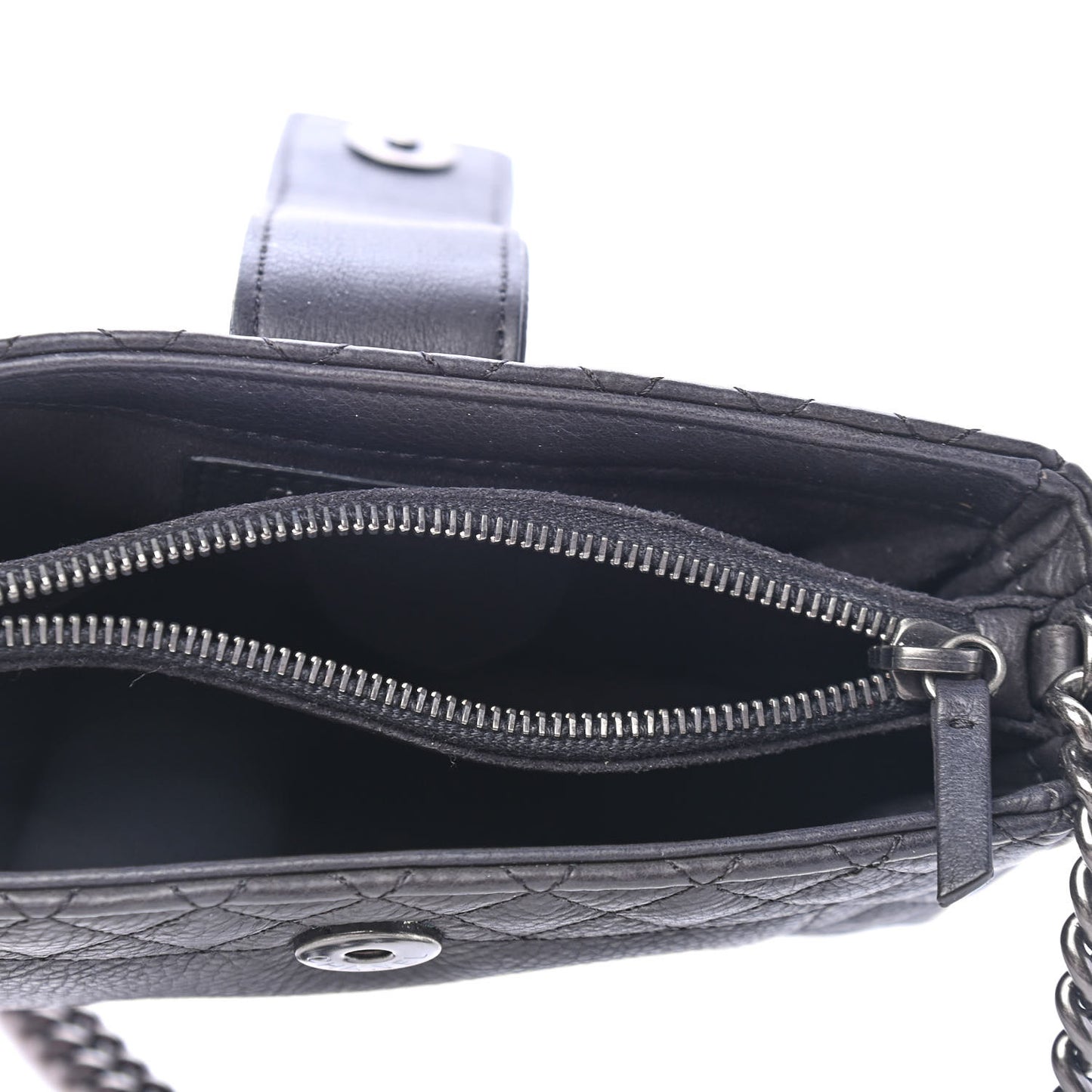 Calfskin Boy Reverso Mini Pochette Black