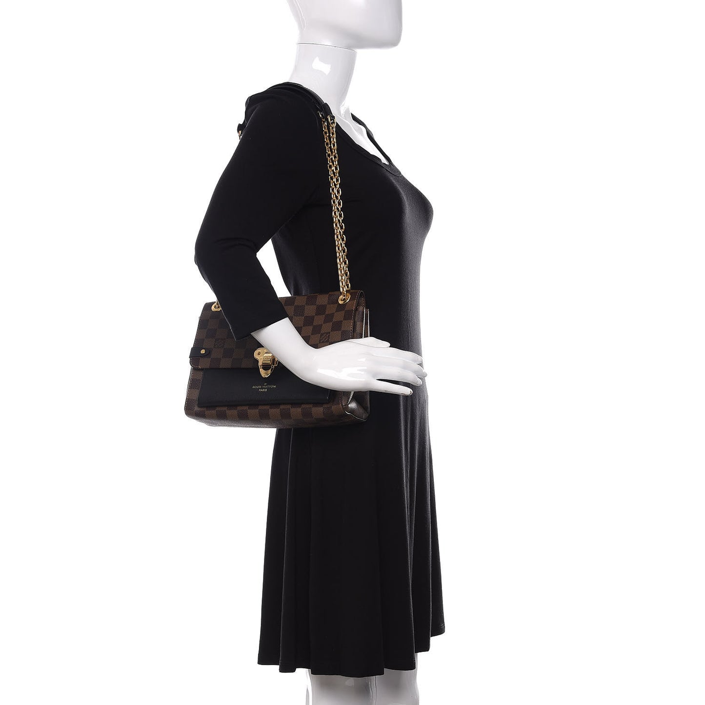 Damier Ebene Vavin PM Black