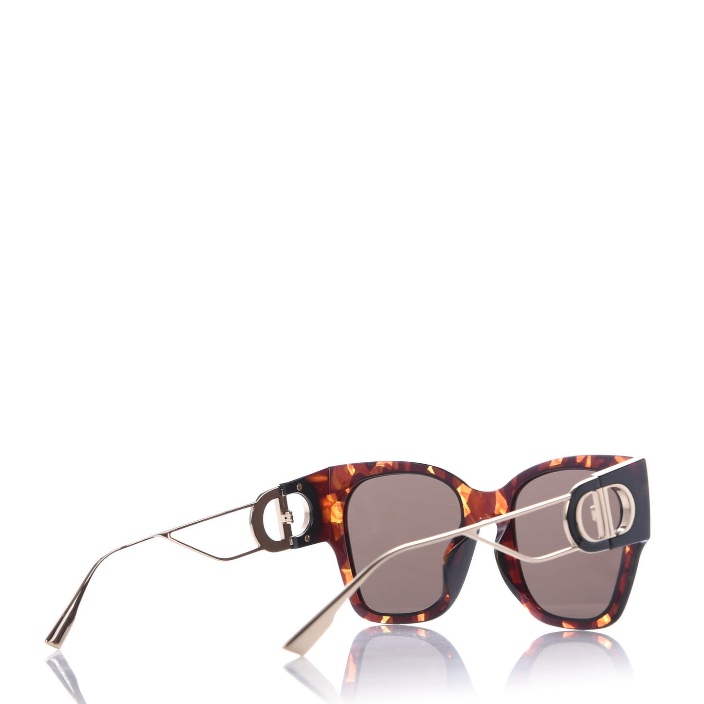 Rectangular 30 Montaigne 1 Sunglasses Tortoise