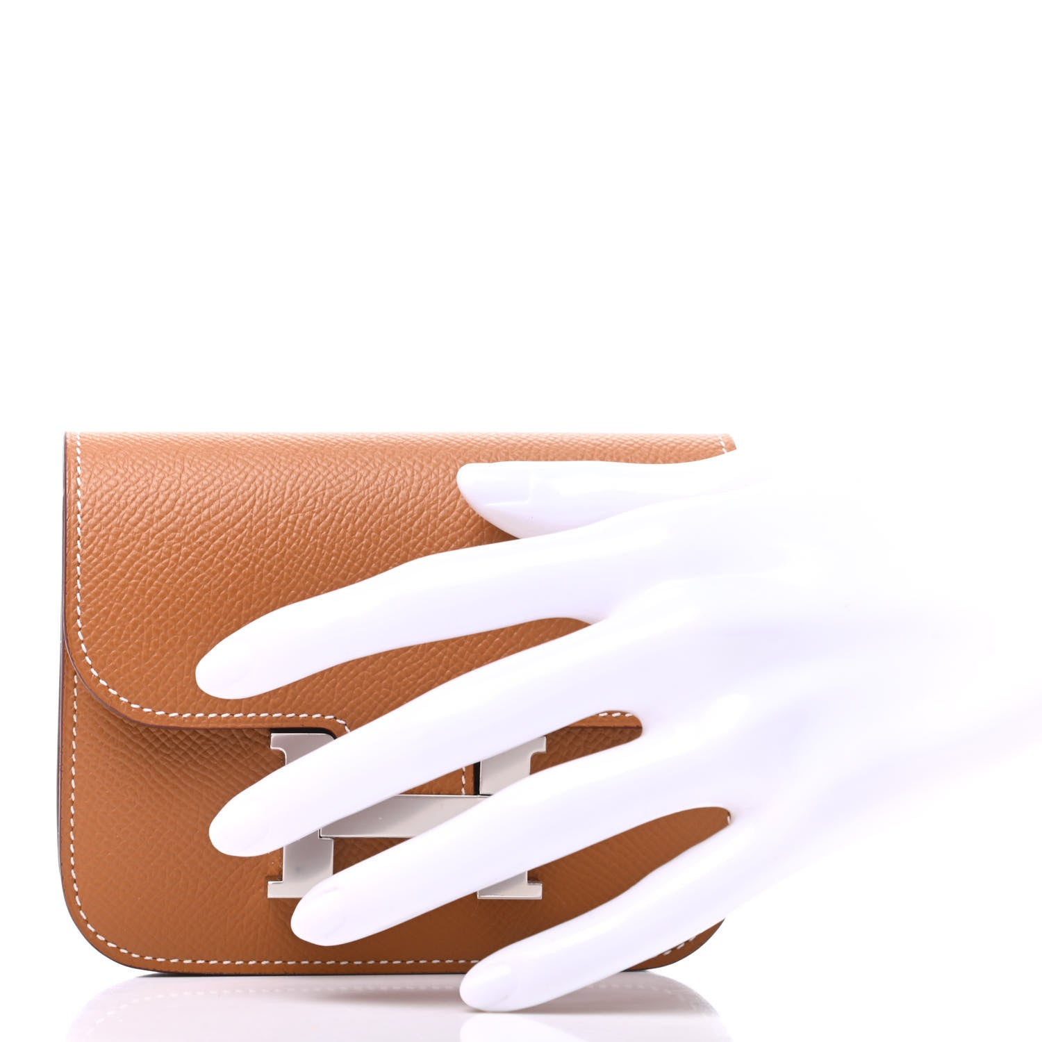 Hermes Epsom Constance Slim Wallet Gold 2 of 10