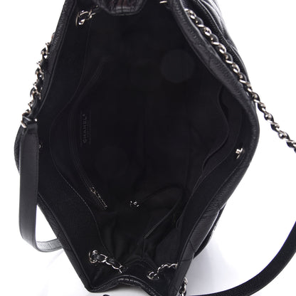 Chanel Caviar Quilted Timeless CC Soft Tote Black 5 of 9