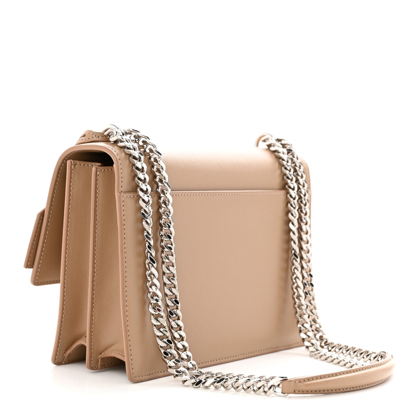 Calfskin Medium Monogram Sunset Dark Beige