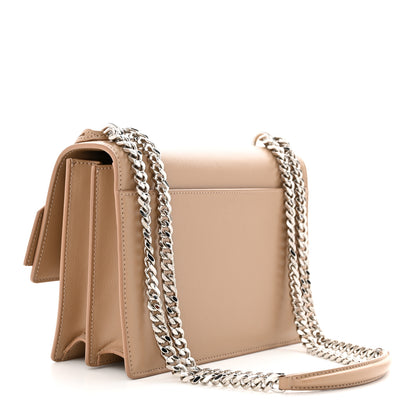 Saint Laurent Calfskin Medium Monogram Sunset Dark Beige 3 of 12