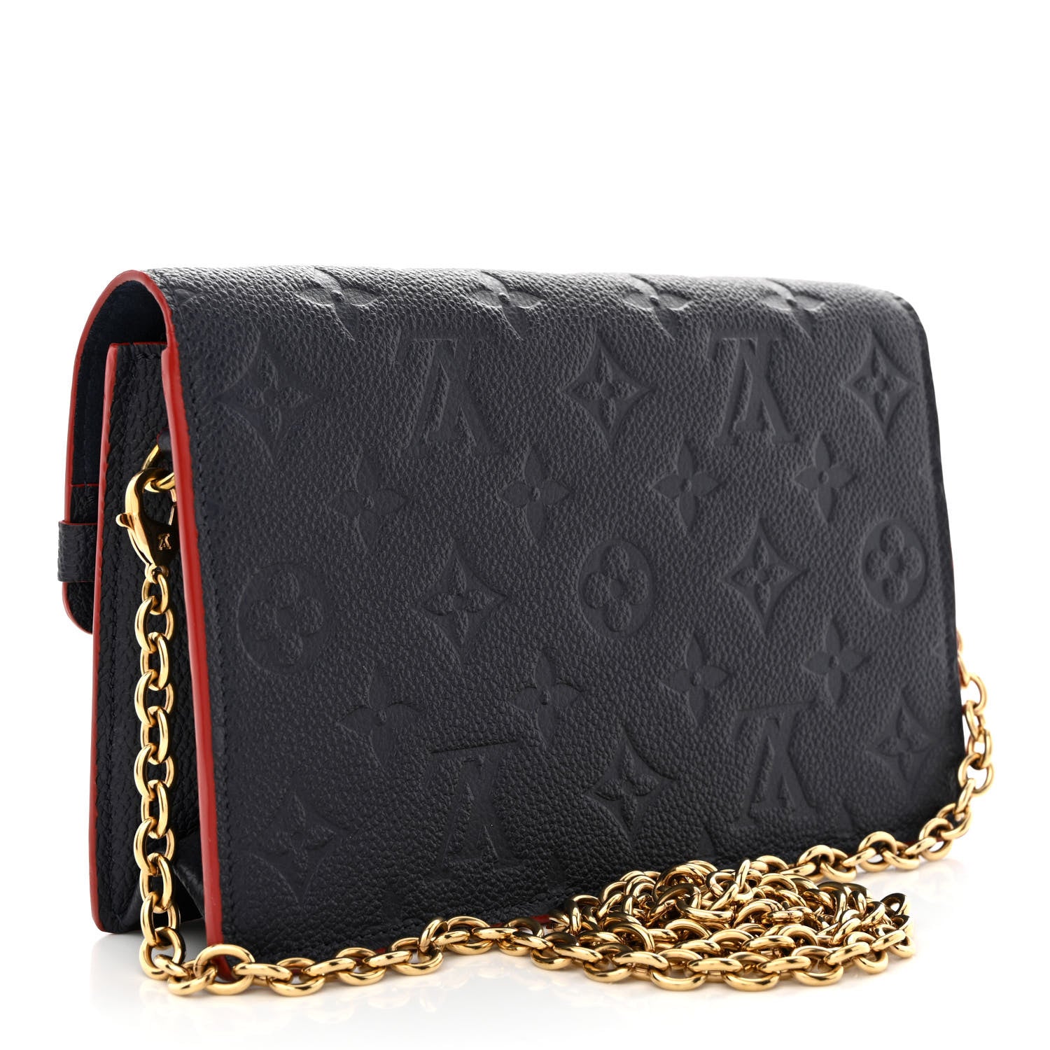 Louis Vuitton Empreinte Vavin Chain Wallet Marine Rouge 3 of 10