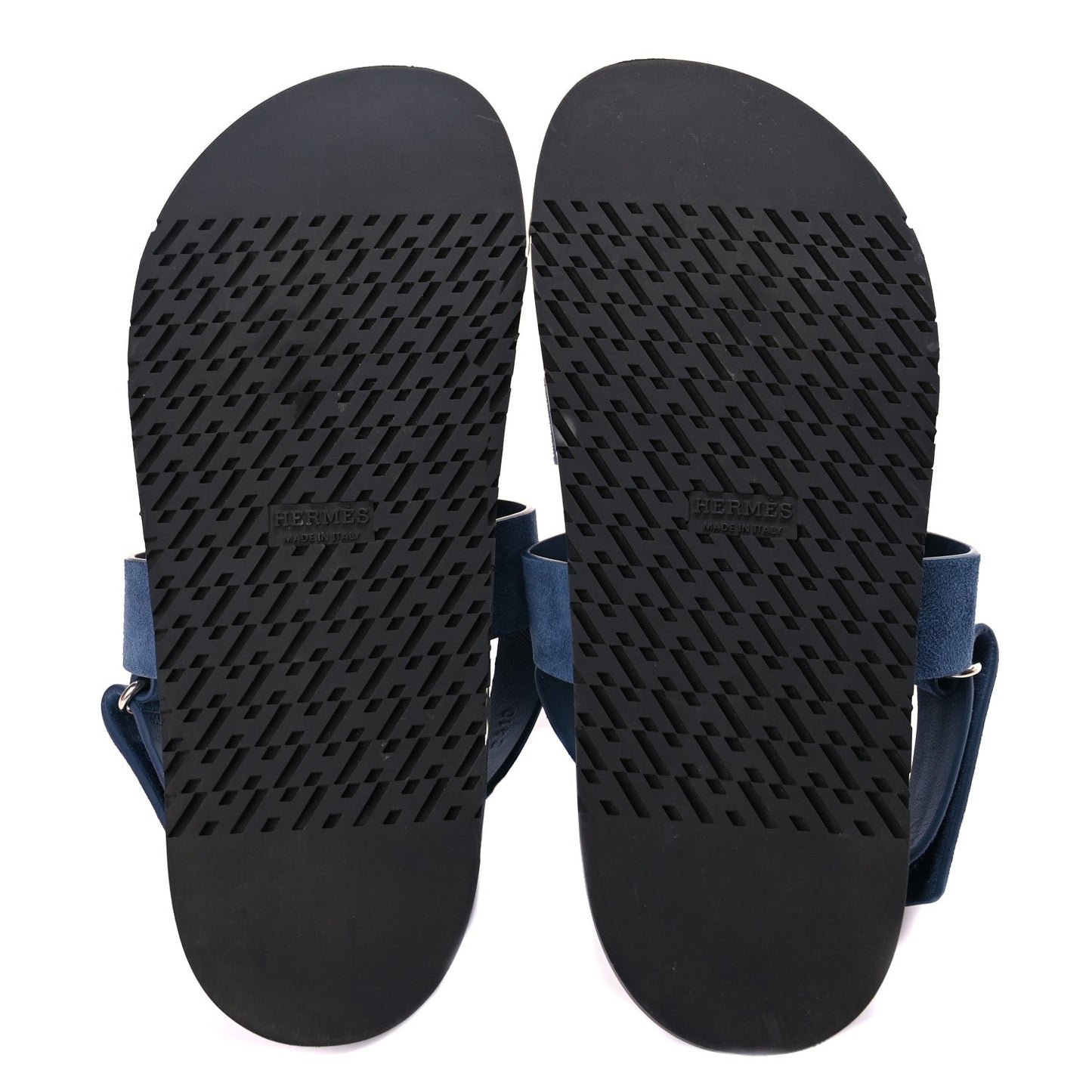 Suede Goatskin Womens Genius Sandals 39.5 Bleu Celeste