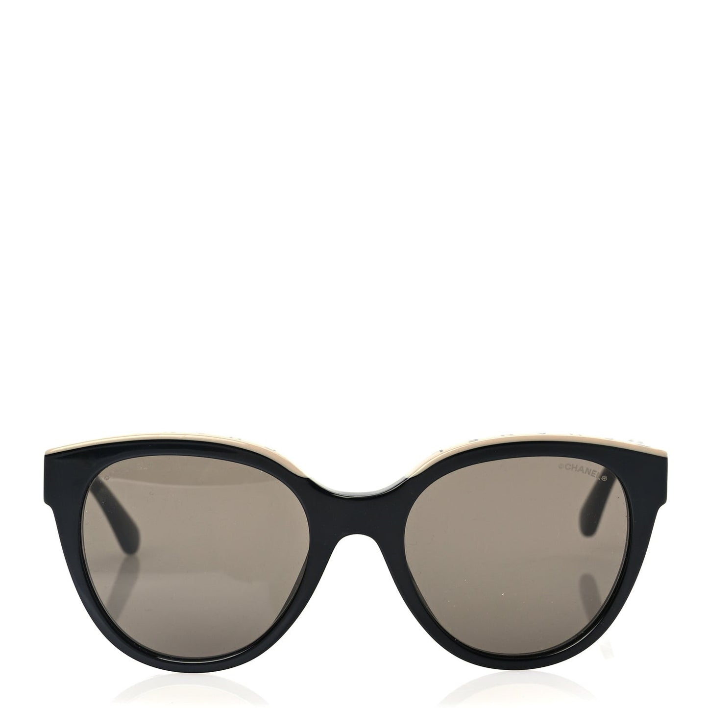 Acetate CC Butterfly Sunglasses 5414 Black Beige