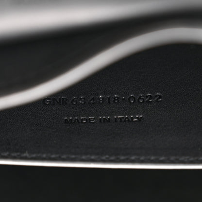 Saint Laurent Smooth Calfskin Monogram Medium Kaia Satchel Black 7 of 11