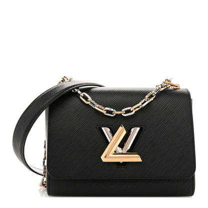 Louis Vuitton Epi Twist Shoulder Bag MM Black 1 of 9