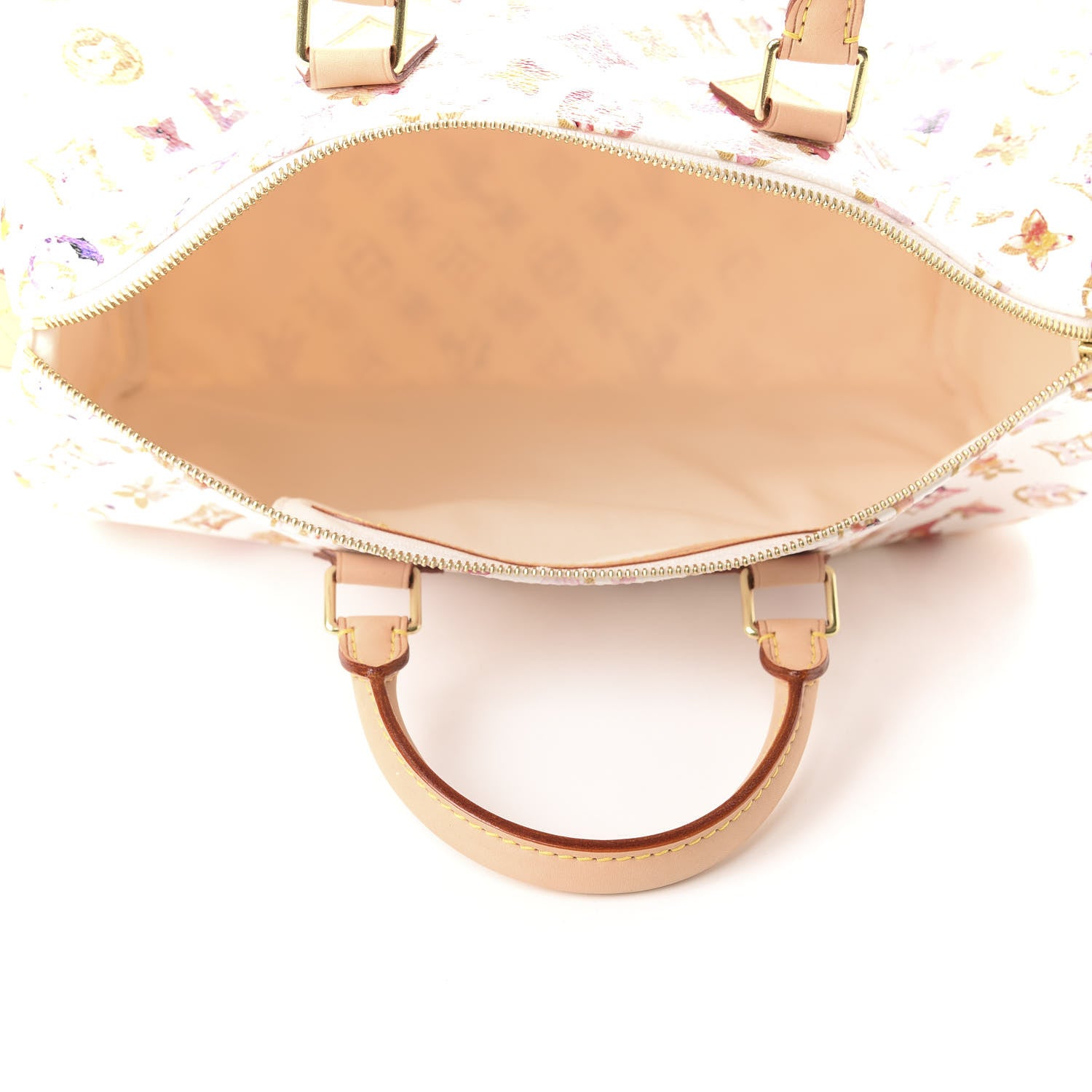 Louis Vuitton Watercolor Aquarelle Speedy 35 White 5 of 13