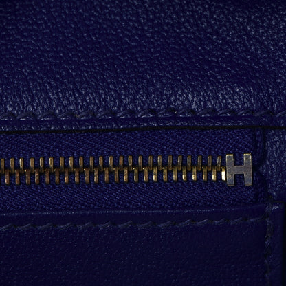 Hermes Togo Birkin 35 Bleu Electrique 20 of 40