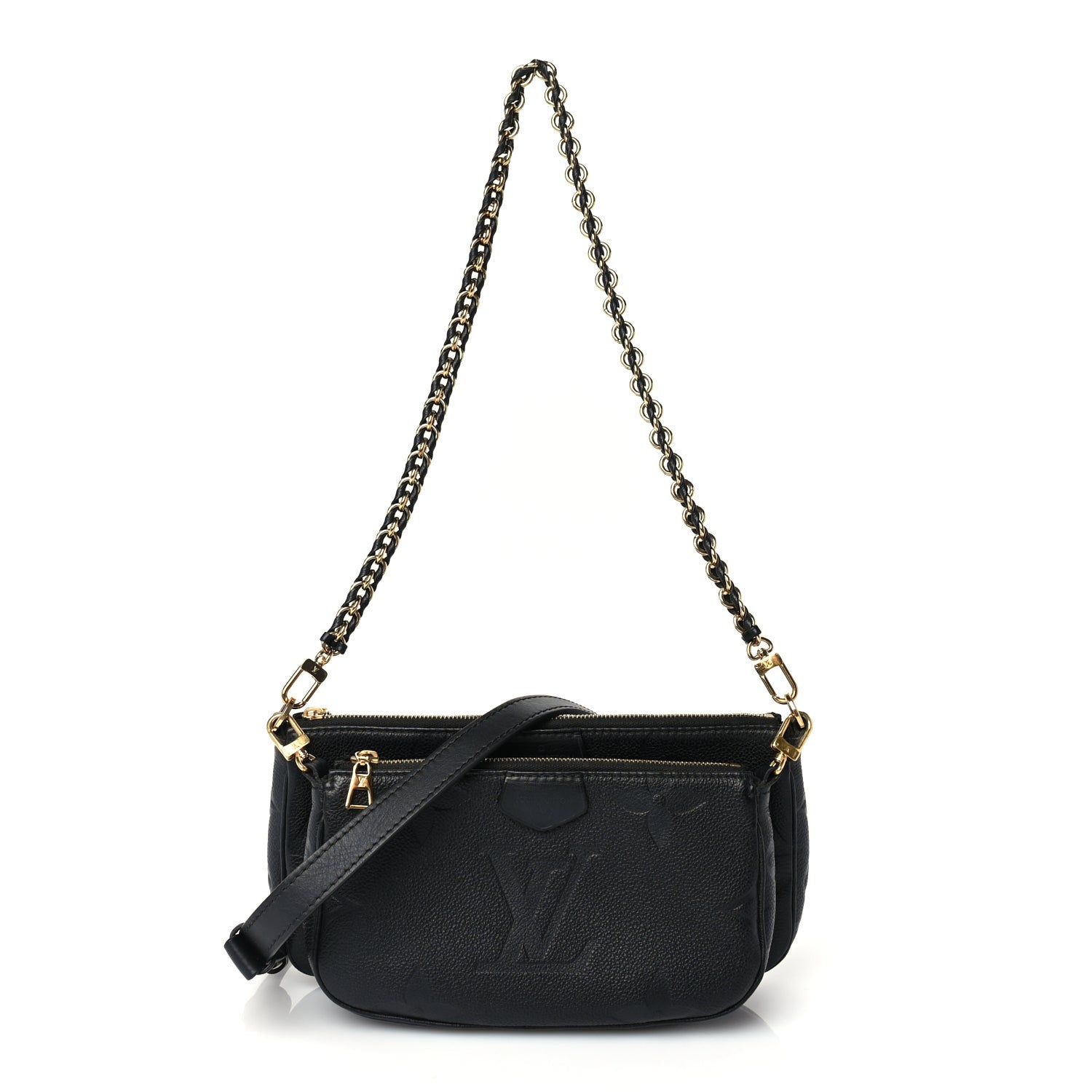 Louis Vuitton Empreinte Monogram Giant Multi Pochette Accessories  Black 1 of 8