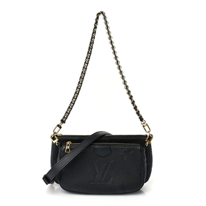 Louis Vuitton Empreinte Monogram Giant Multi Pochette Accessories  Black 1 of 8
