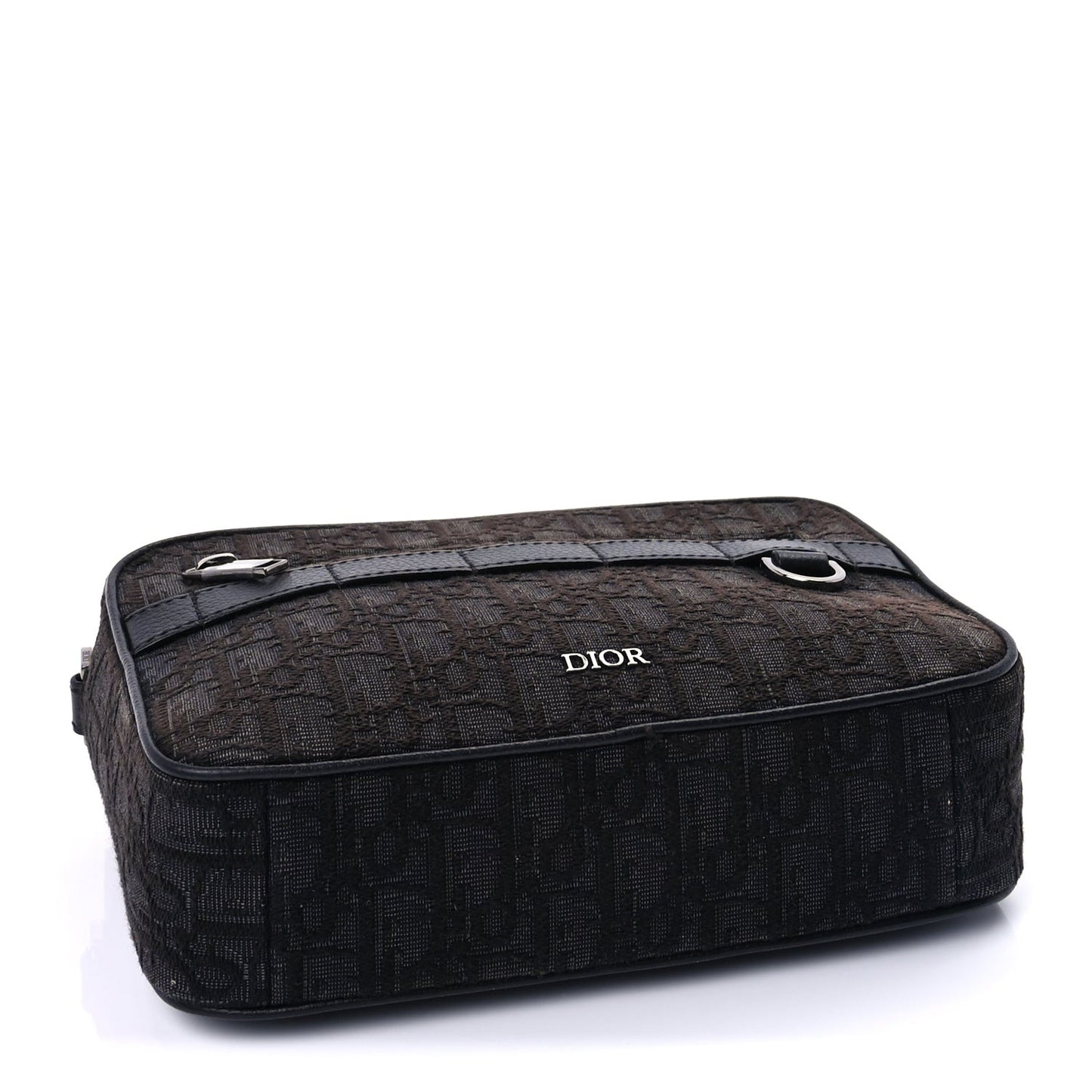 HOMME Oblique Safari Messenger Black
