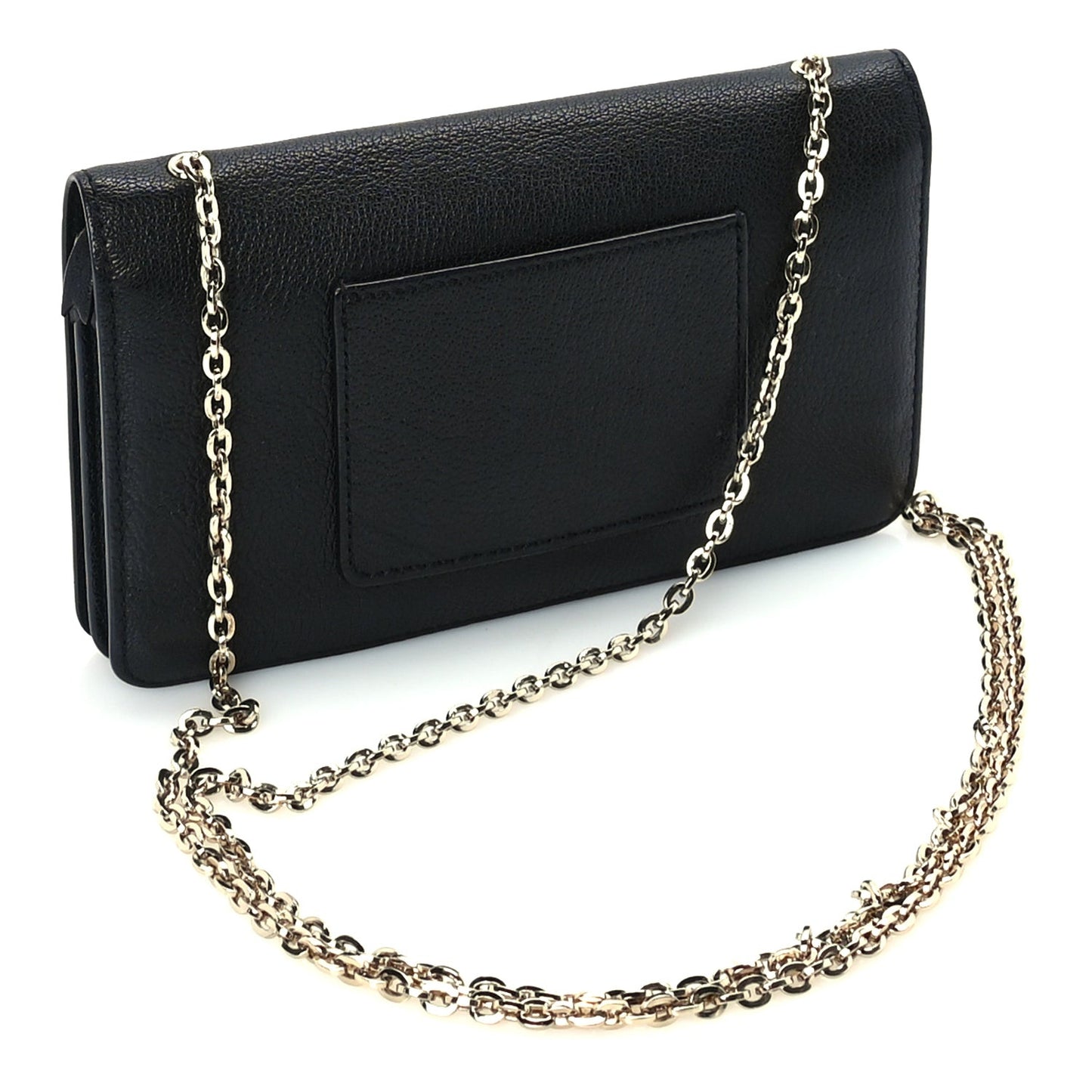 Grainy Print Bayswater Clutch Wallet  Black