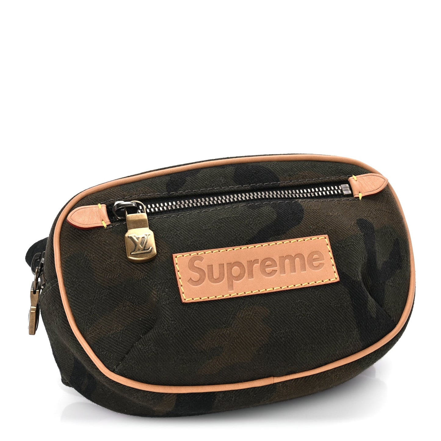 X SUPREME Canvas Camouflage Bumbag