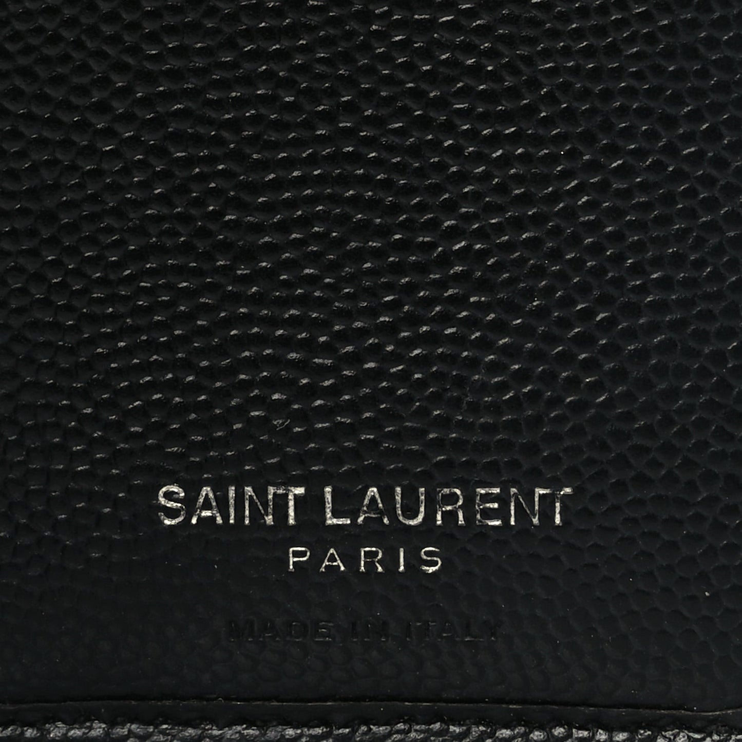 Grain De Poudre Matelasse Chevron Monogram Compact Zip Around Wallet  Black