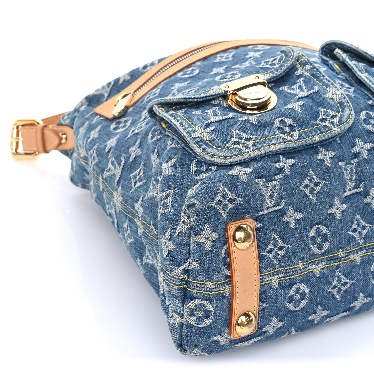Louis Vuitton Denim Baggy GM  Blue 7 of 7