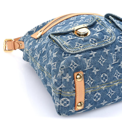 Louis Vuitton Denim Baggy GM  Blue 7 of 7
