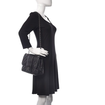 Chanel Lambskin Quilted Elementary Chic Flap Black 3 of 11